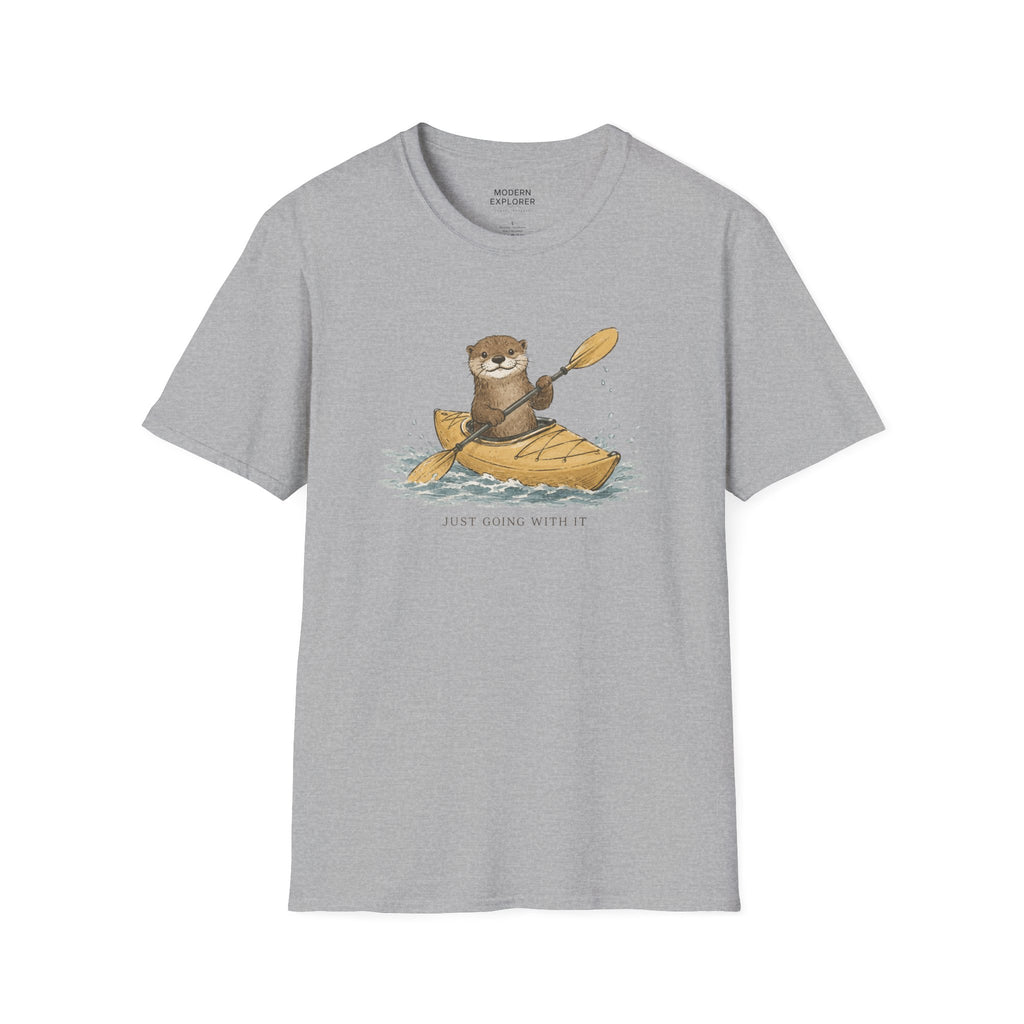 'Just Going With it' Otter Kayak Tee