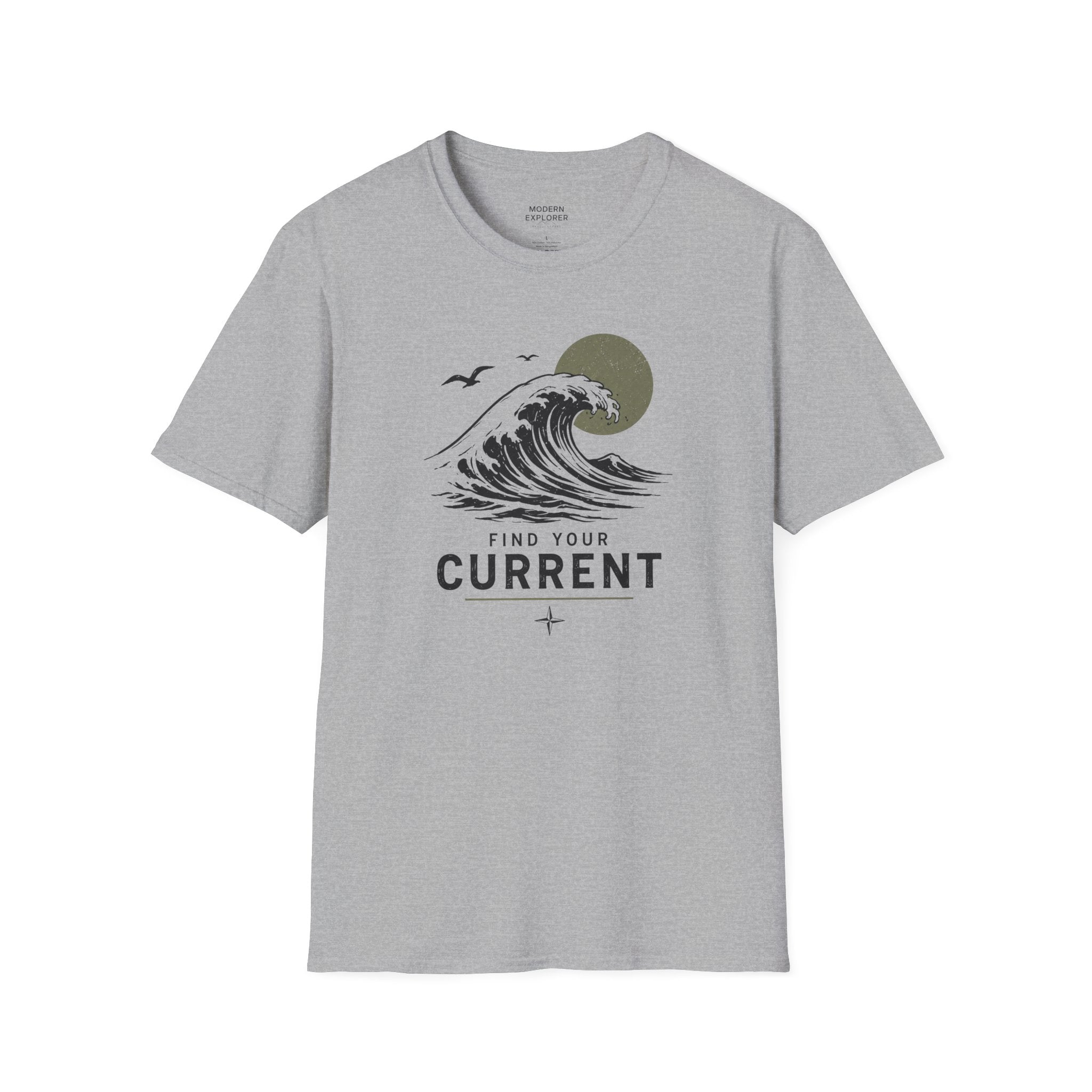 "Find Your Current" Surf Tee