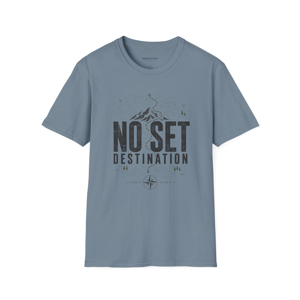 Copy of "No Set Destination" Mountain Adventure Tee
