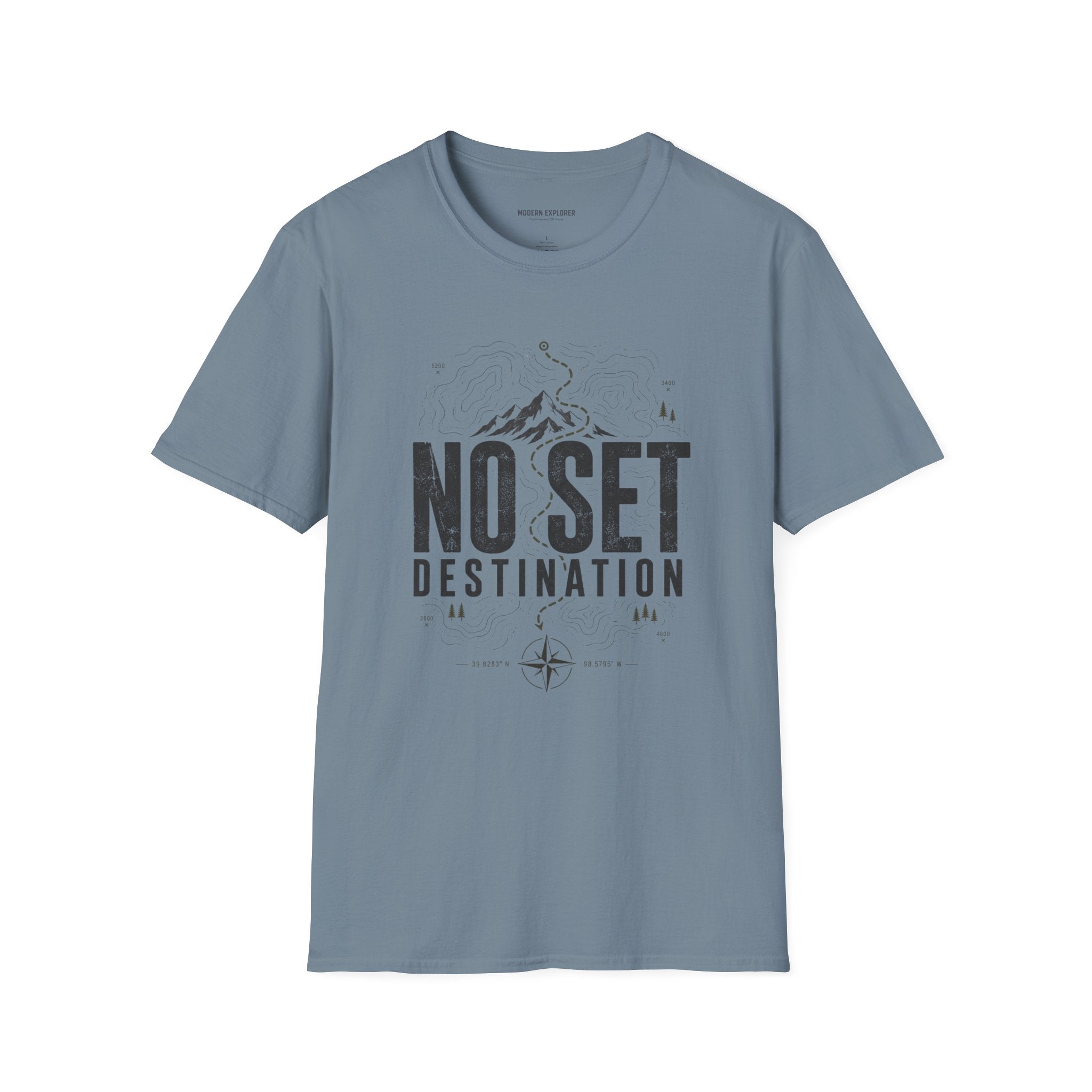 Copy of "No Set Destination" Mountain Adventure Tee