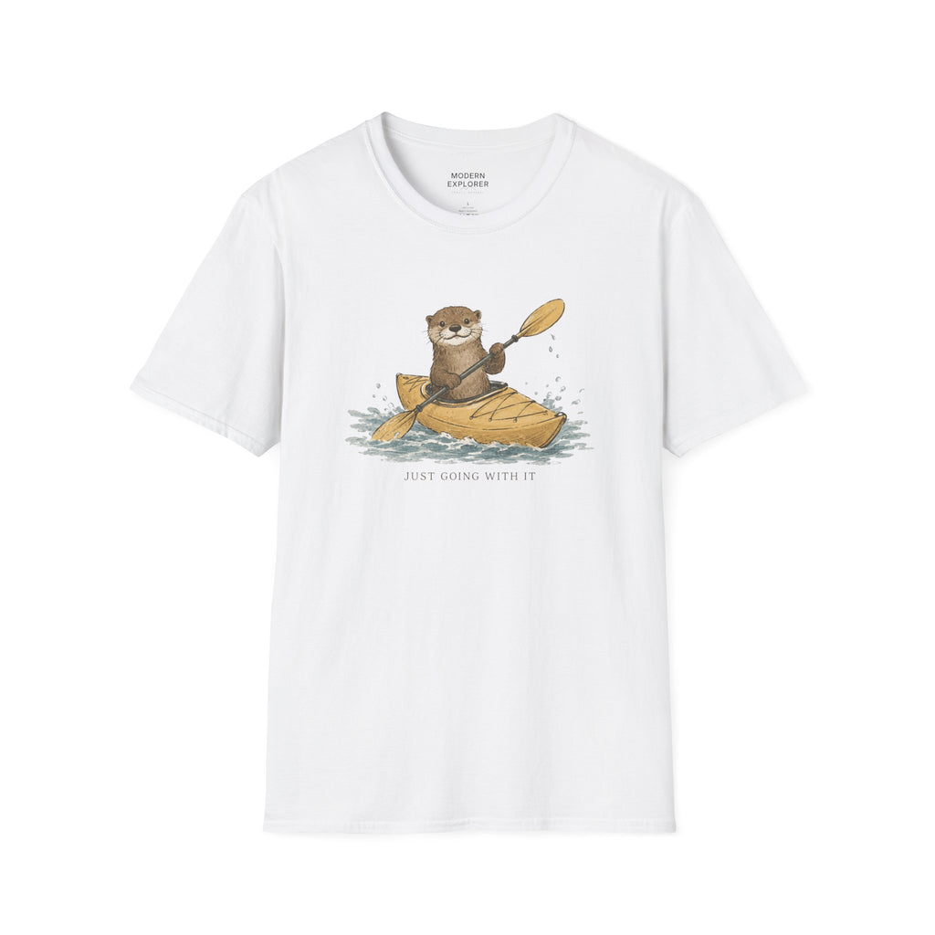 'Just Going With it' Otter Kayak Tee