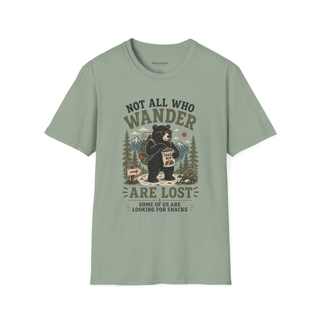 Copy of  'Not All Who Wander Are Lost' Bear T-Shirt