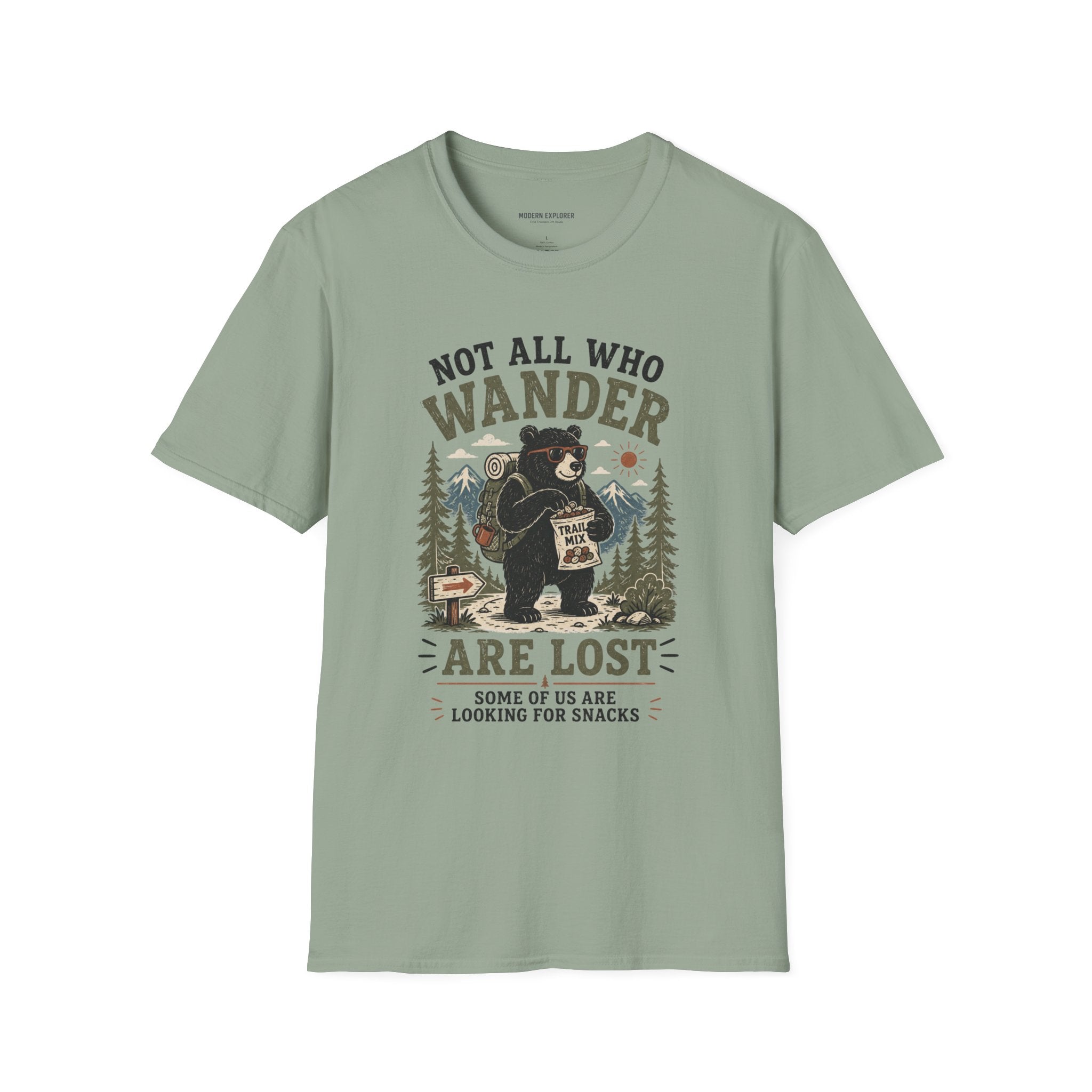 Copy of  'Not All Who Wander Are Lost' Bear T-Shirt
