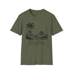 "Chase Sunsets Not Deadlines" Palm Tree Tee