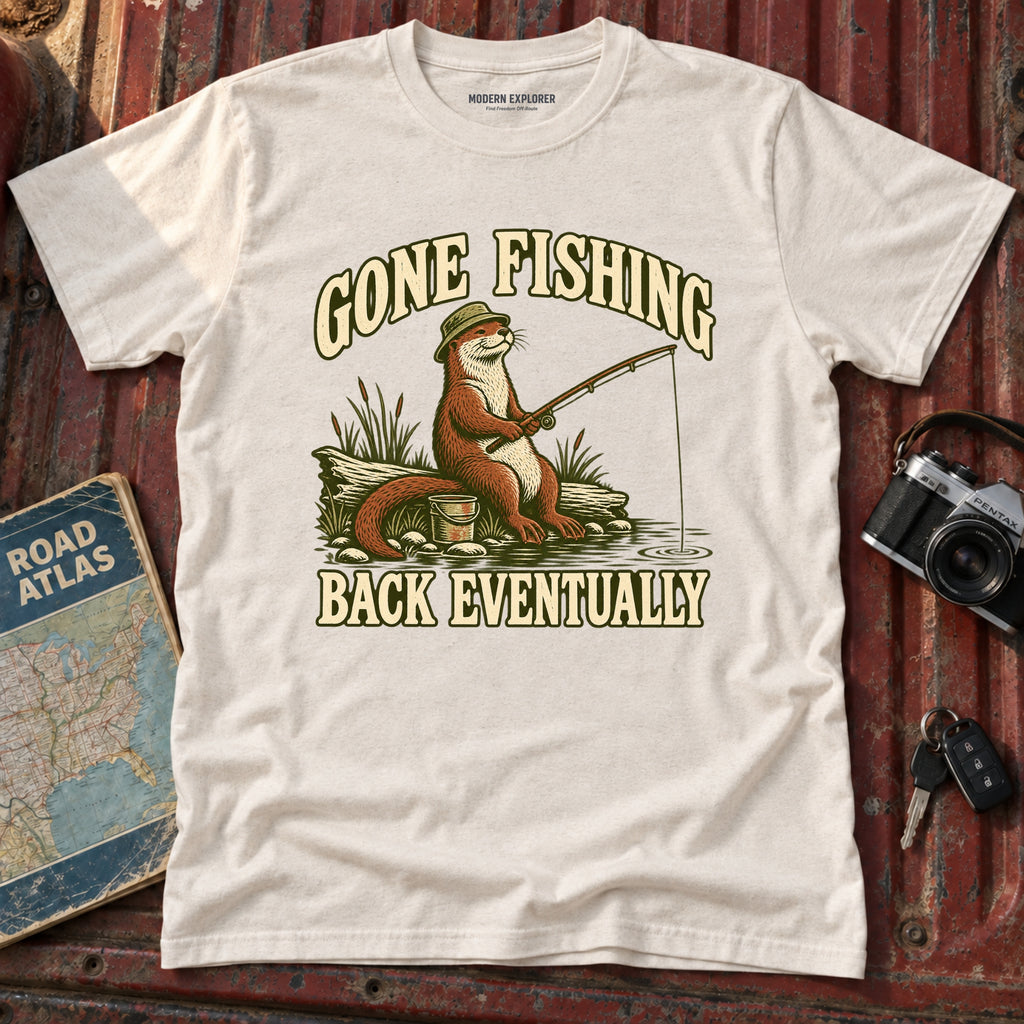 'Gone Fishing' Graphic Tee