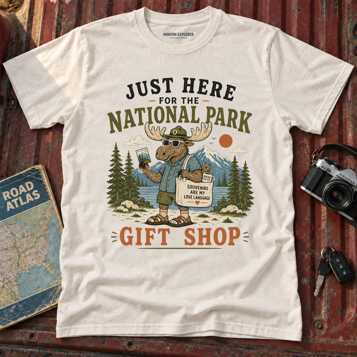 "Just Here for the National Park Gift Shop" Tee