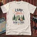"Camp Hair, Don't Care" Camping Graphic Tee