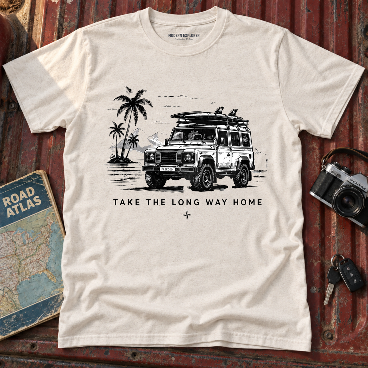 Take the Long Way Home Adventure T‑Shirt
