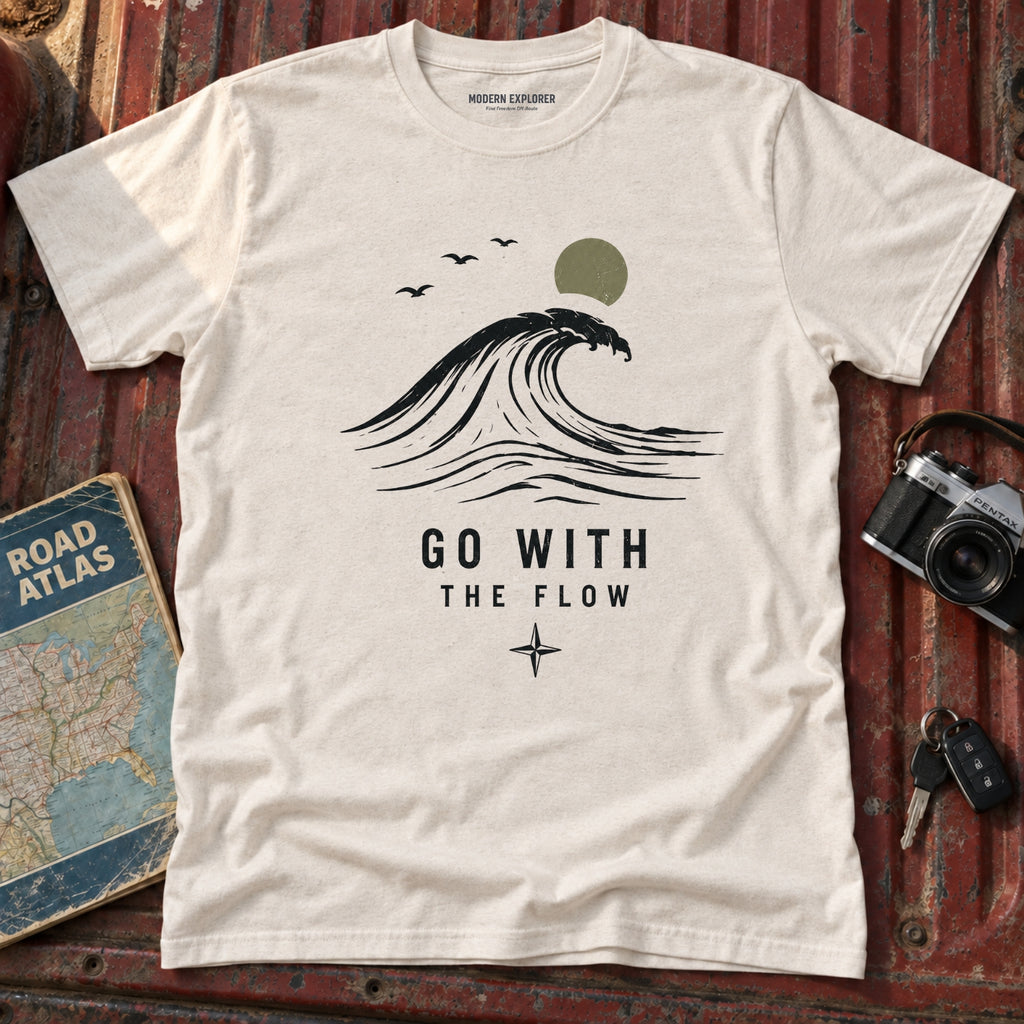 Go With The Flow Wave T‑Shirt