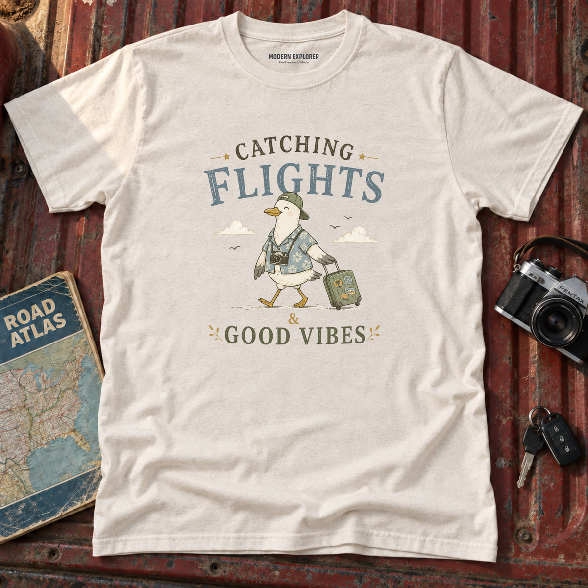 Catching Flights Travel Tee