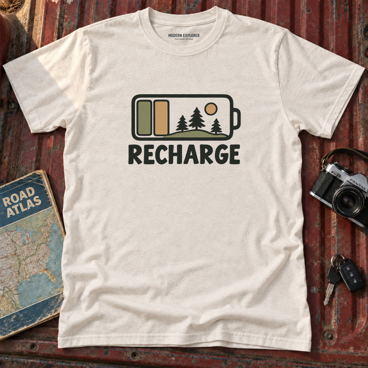 'Recharge' Graphic Tee