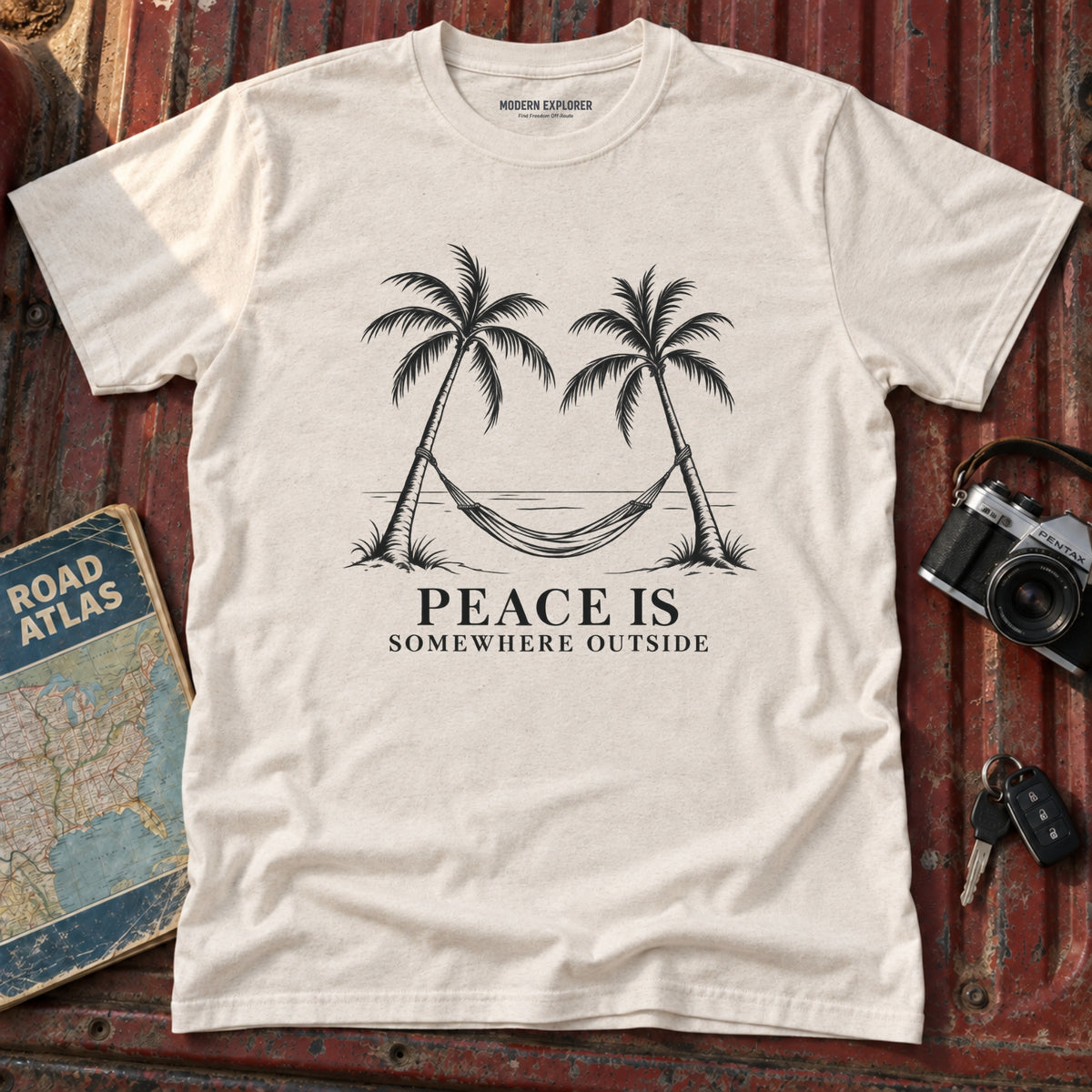 "Peace is Somewhere Outside" Graphic Tee