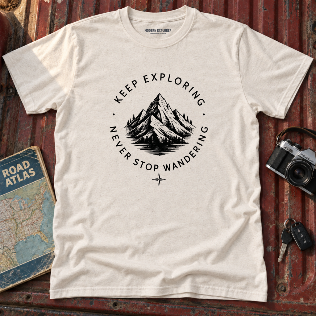 Keep Exploring Mountain T-Shirt
