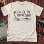 "Out of Office into the Ocean" Graphic Tee
