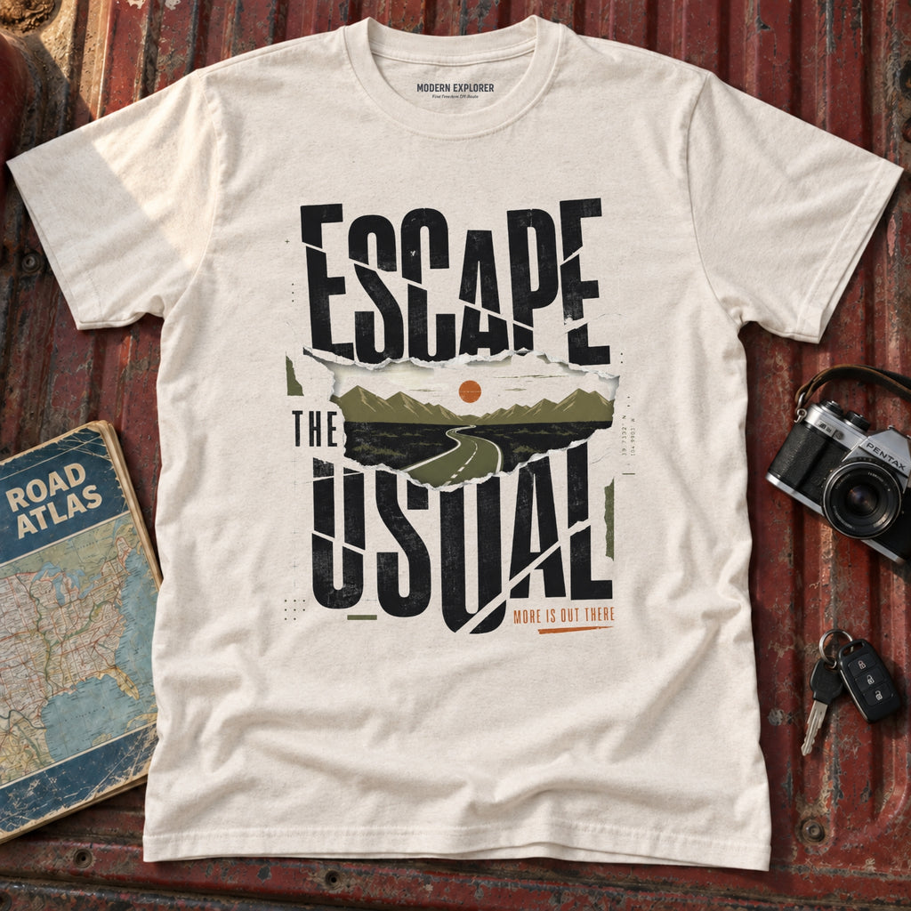 'Escape the Usual' Graphic Tee