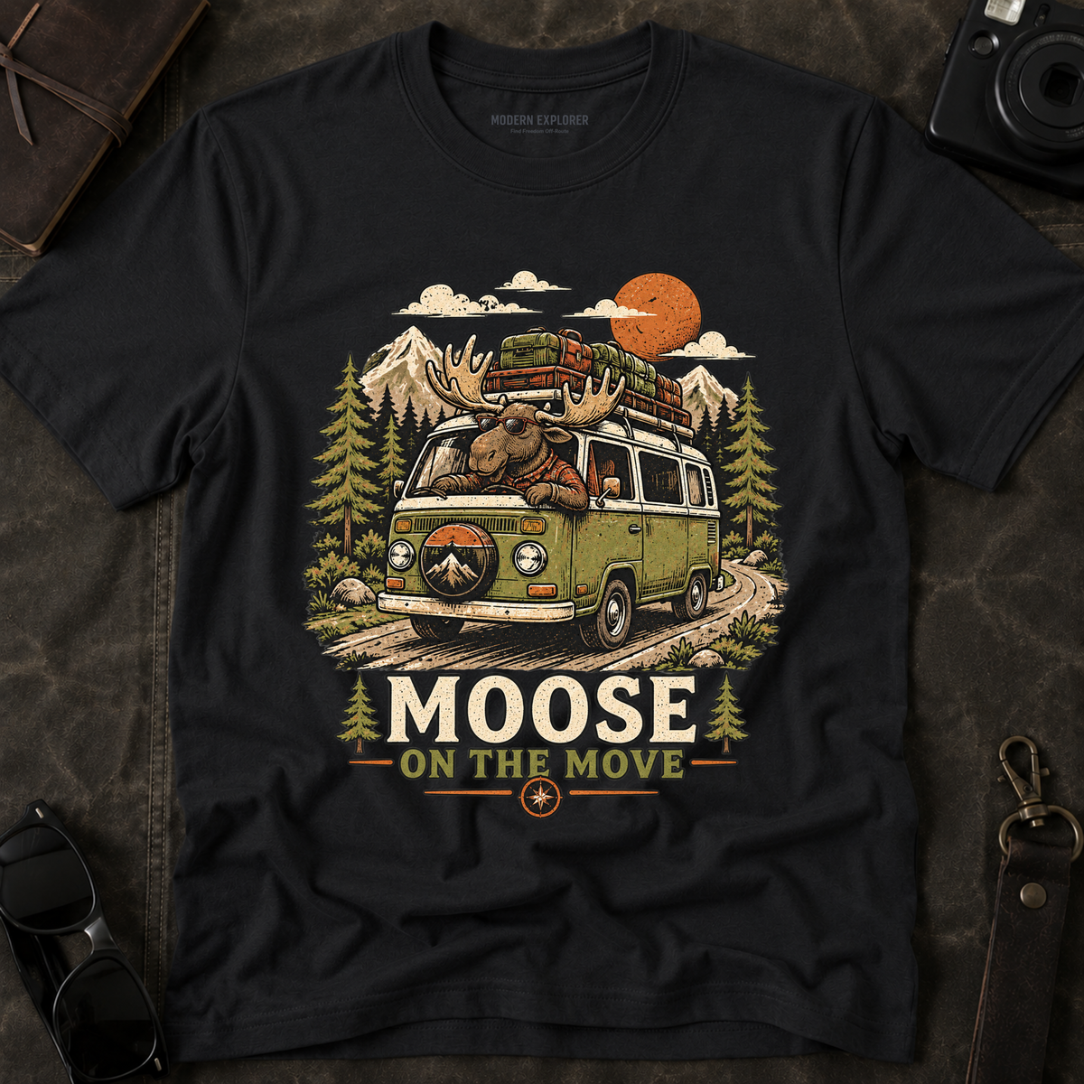 Moose On The Move T-Shirt