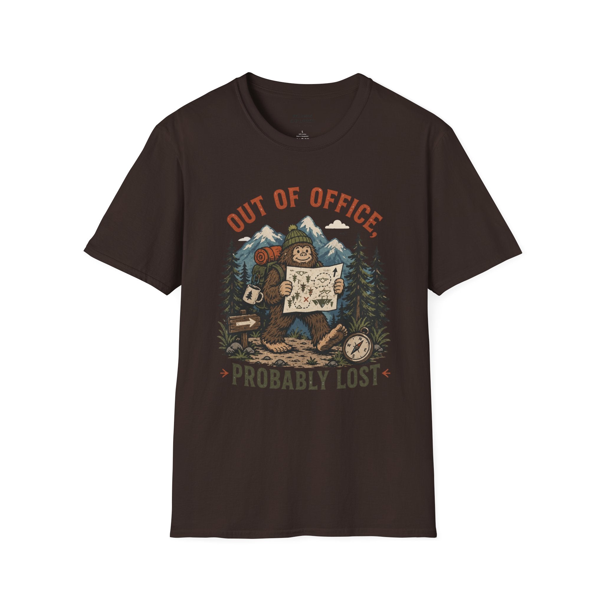 'Out of Office, Probably Lost' Adventure Graphic Tee
