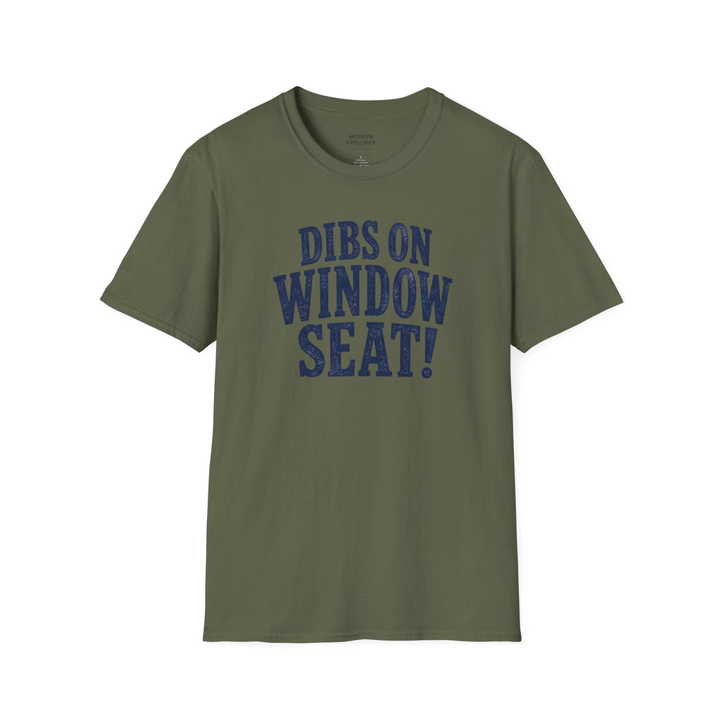 'Dibs on Window Seat!' Graphic Tee