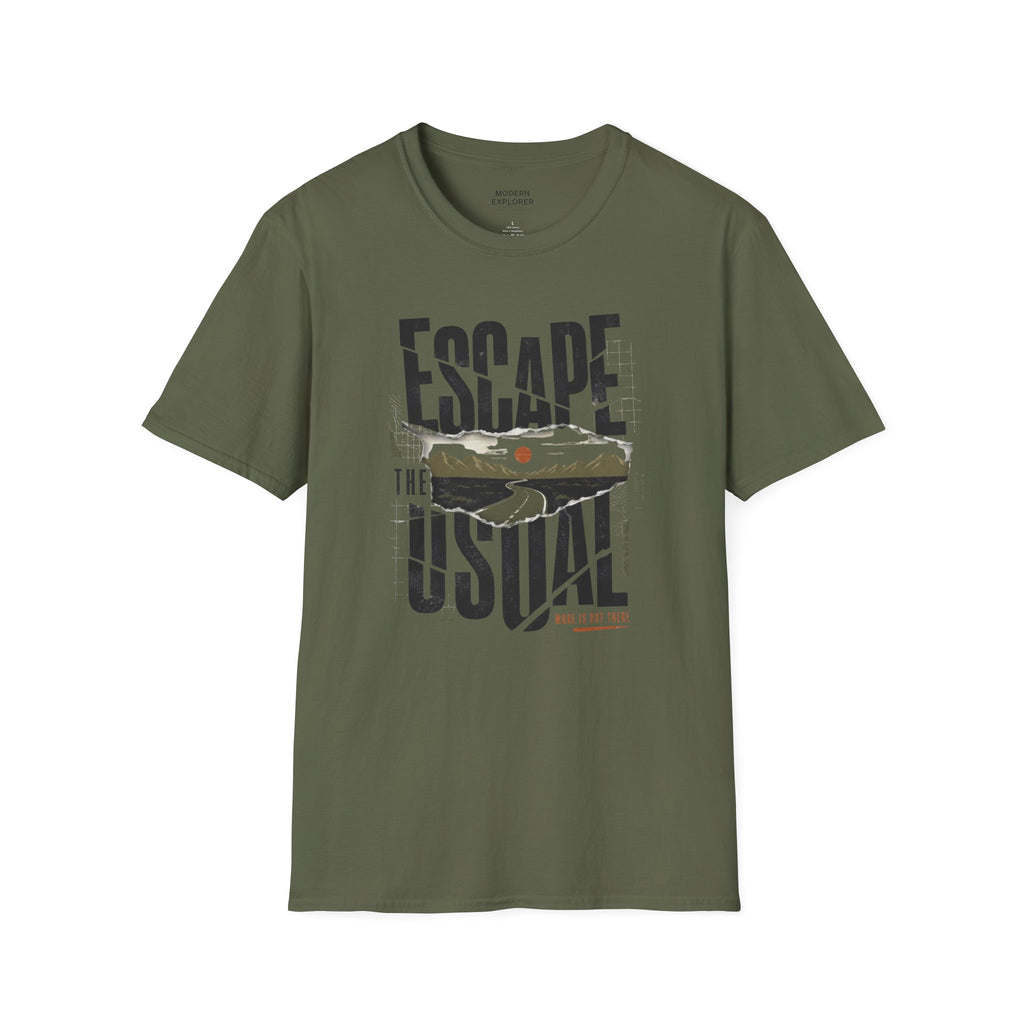 'Escape the Usual' Graphic Tee