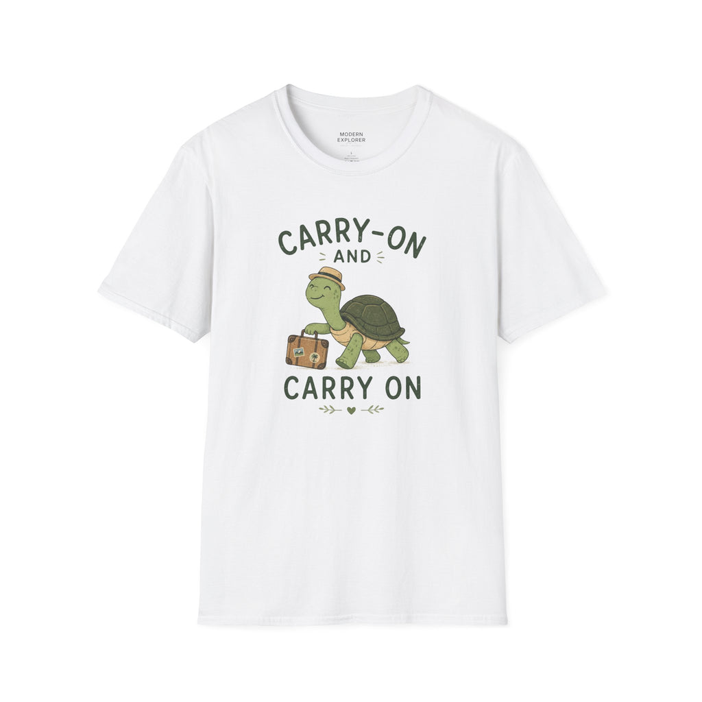 'Carry-On and Carry On' Turtle Travel Tee