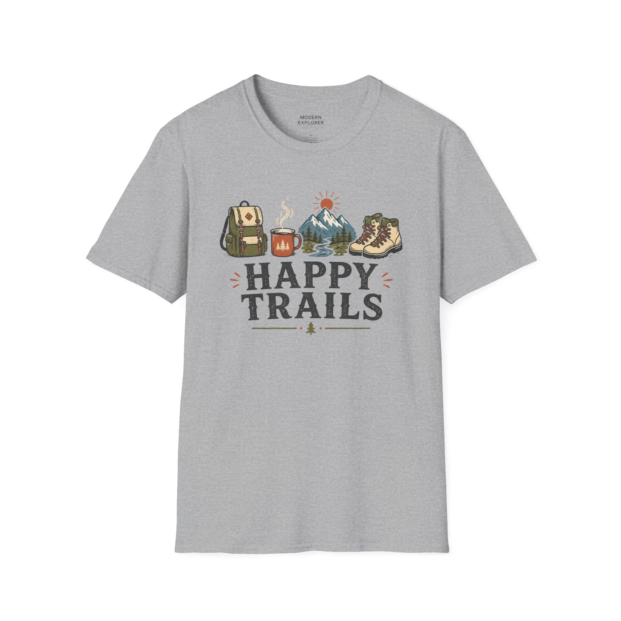 'Happy Trails' Adventure T‑Shirt