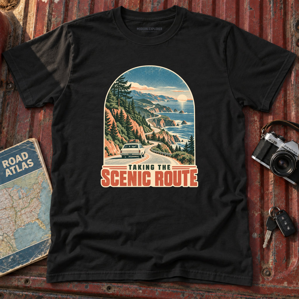 "Taking the Scenic Route" Vintage Graphic Tee