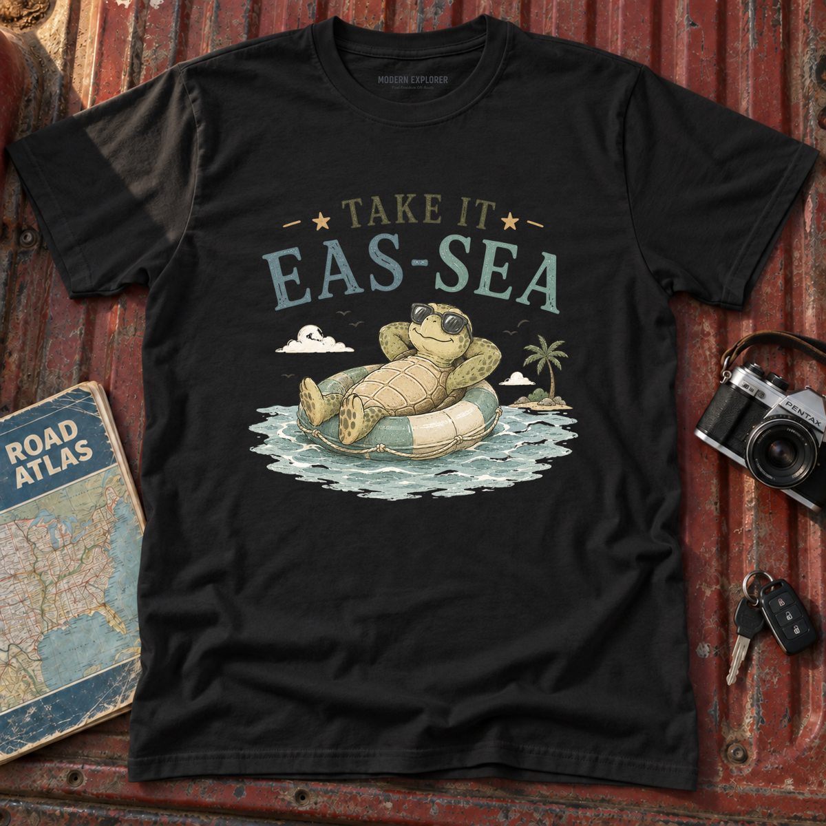 'Take It Eas-Sea' Turtle T-Shirt