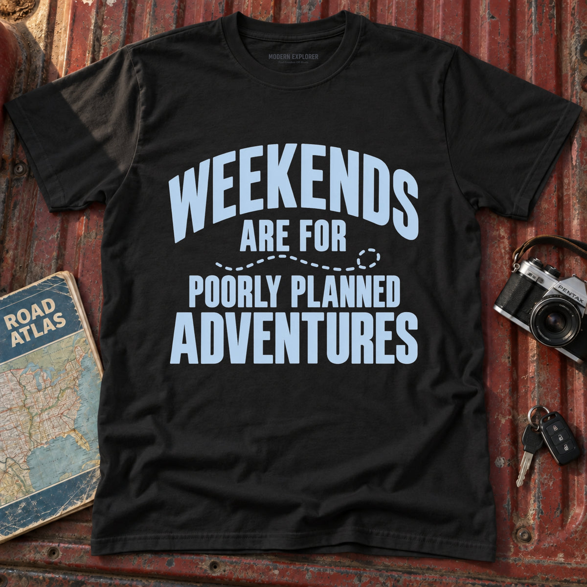 'Weekends are for Poorly Planned Adventures' Adventure Tee