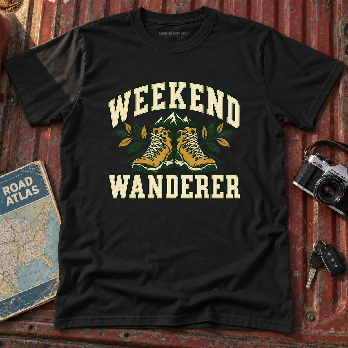 "Weekend Wanderer" Graphic Tee