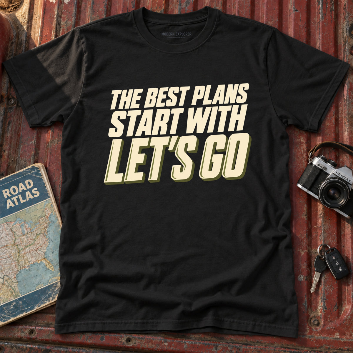 Best Plans, Lets Go Adventure Tee
