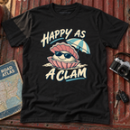 "Happy as a Clam" Graphic Tee