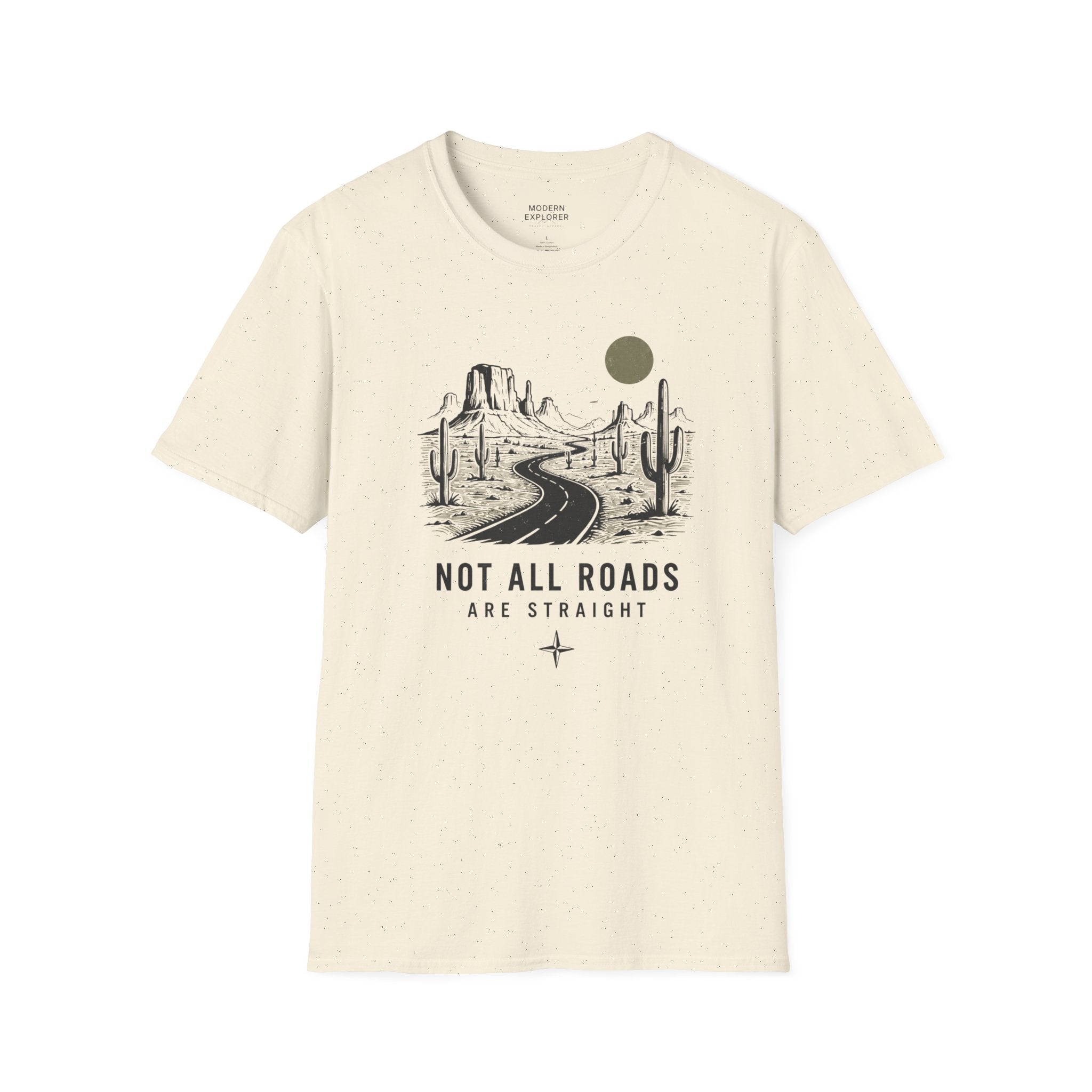 "Not All Roads Are Straight" Graphic Tee