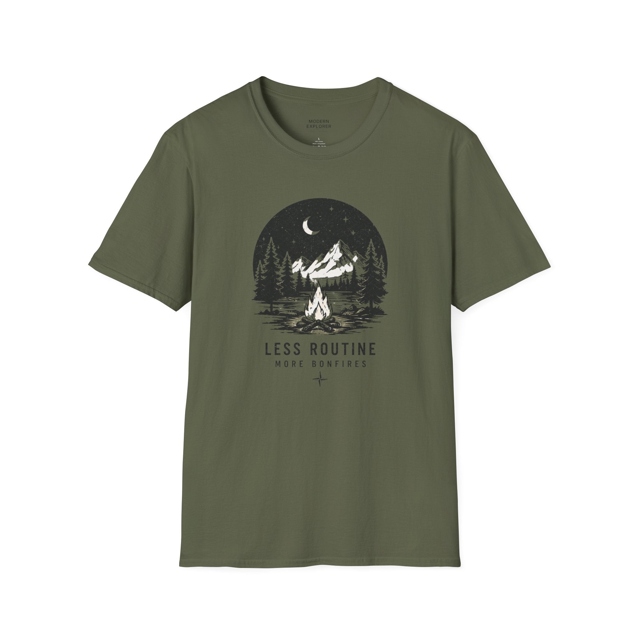 'Less Routine, More Adventure' Outdoor Graphic Tee