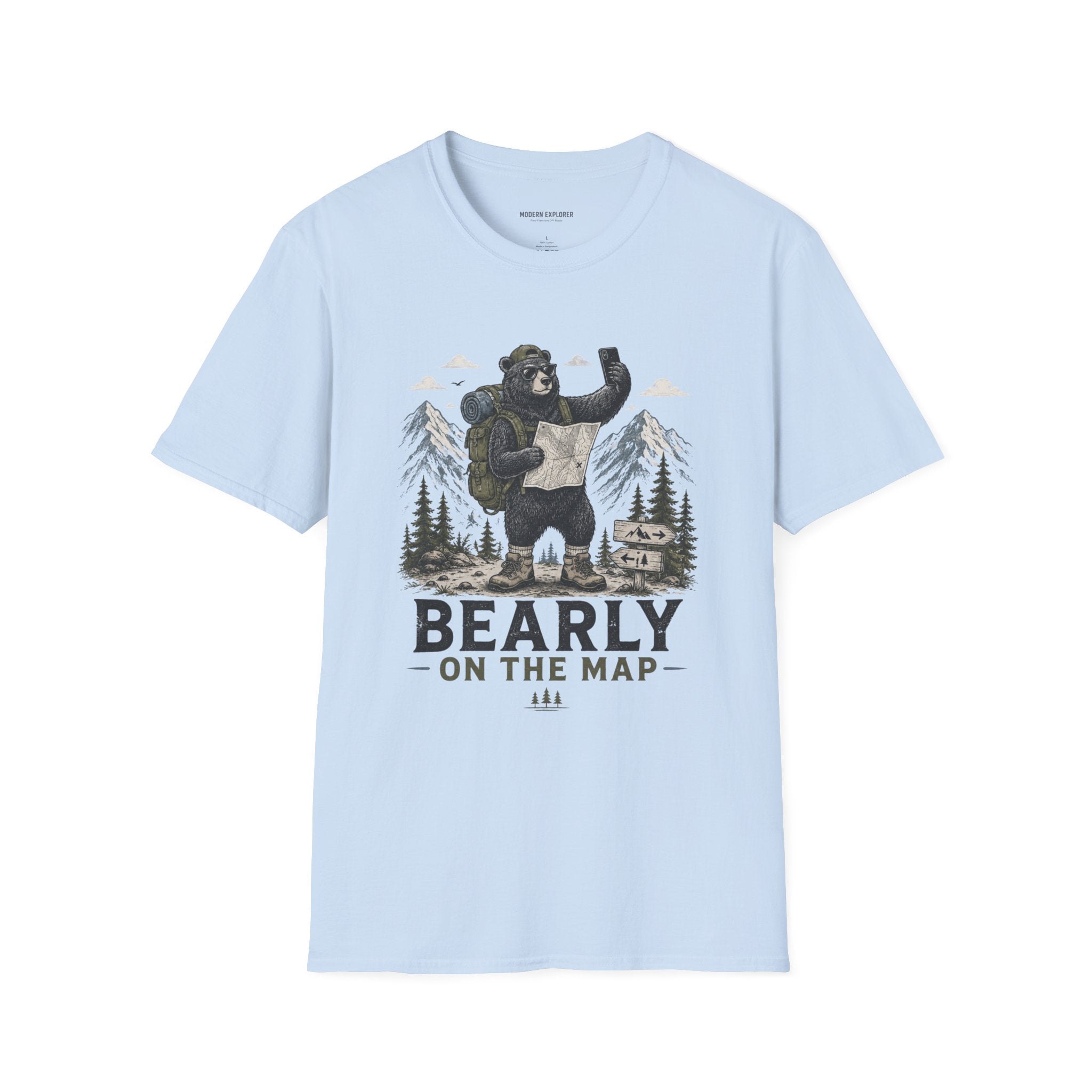 Bearly On the Map T-Shirt
