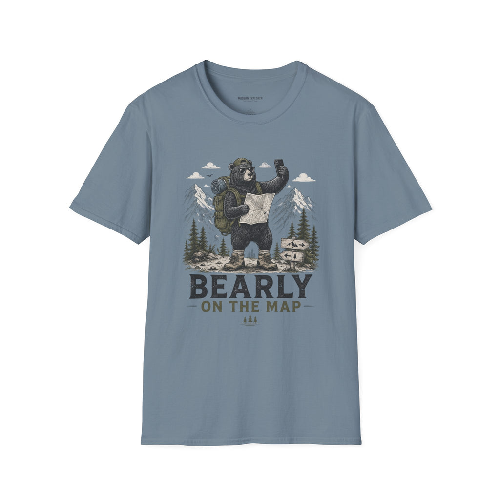 Bearly On the Map T-Shirt