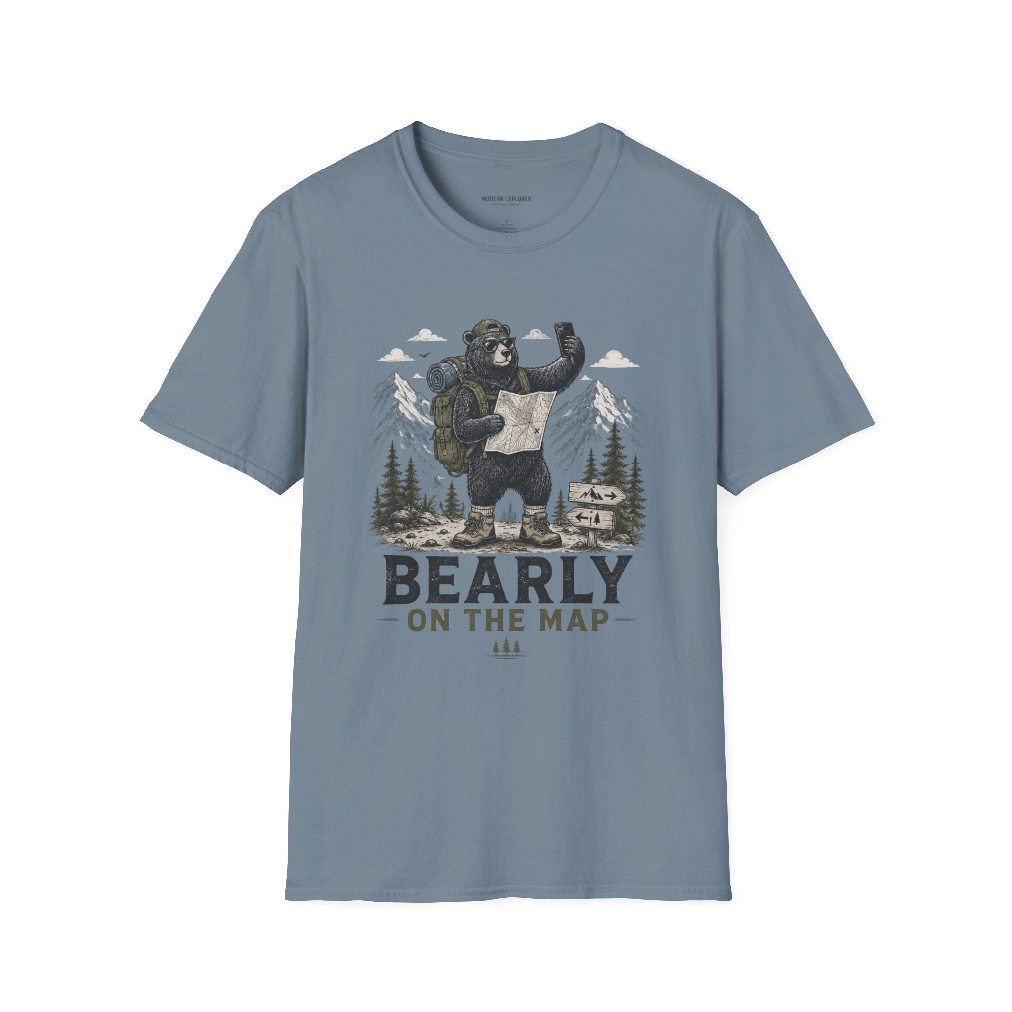 Bearly On the Map T-Shirt