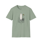 "Ride More Worry Less" Beach Surf T-Shirt