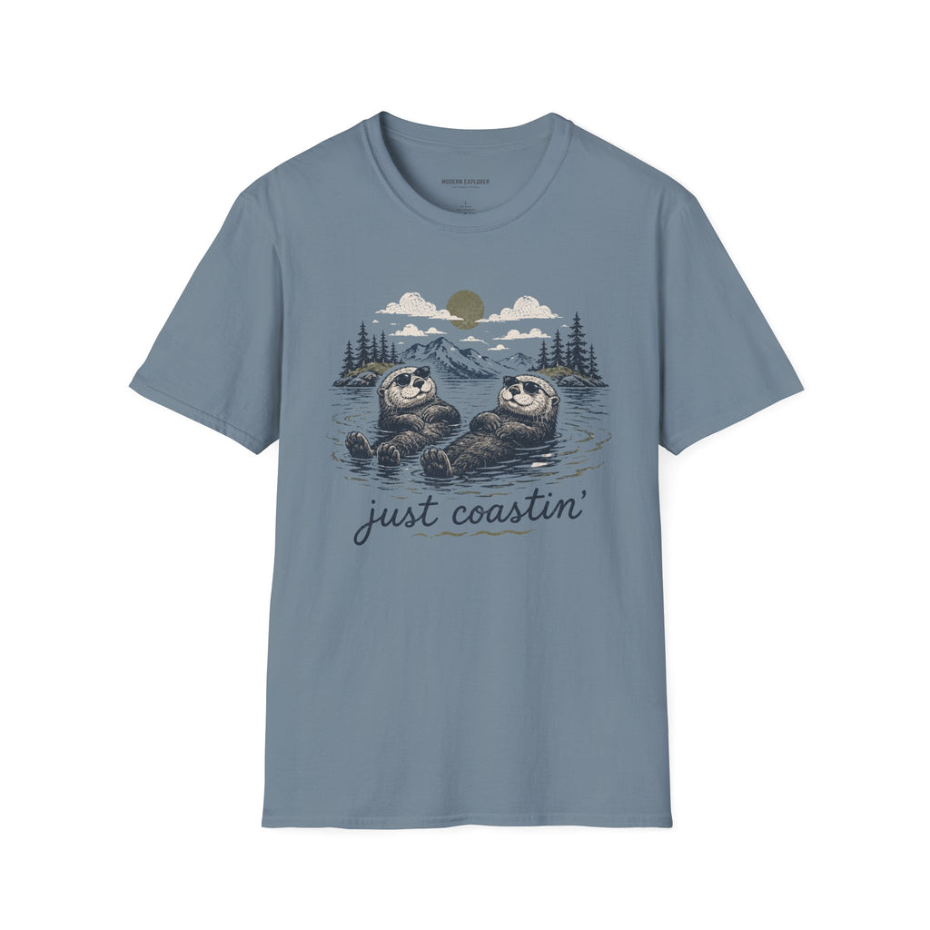 'Just Coastin'' Otter Scenic Tee