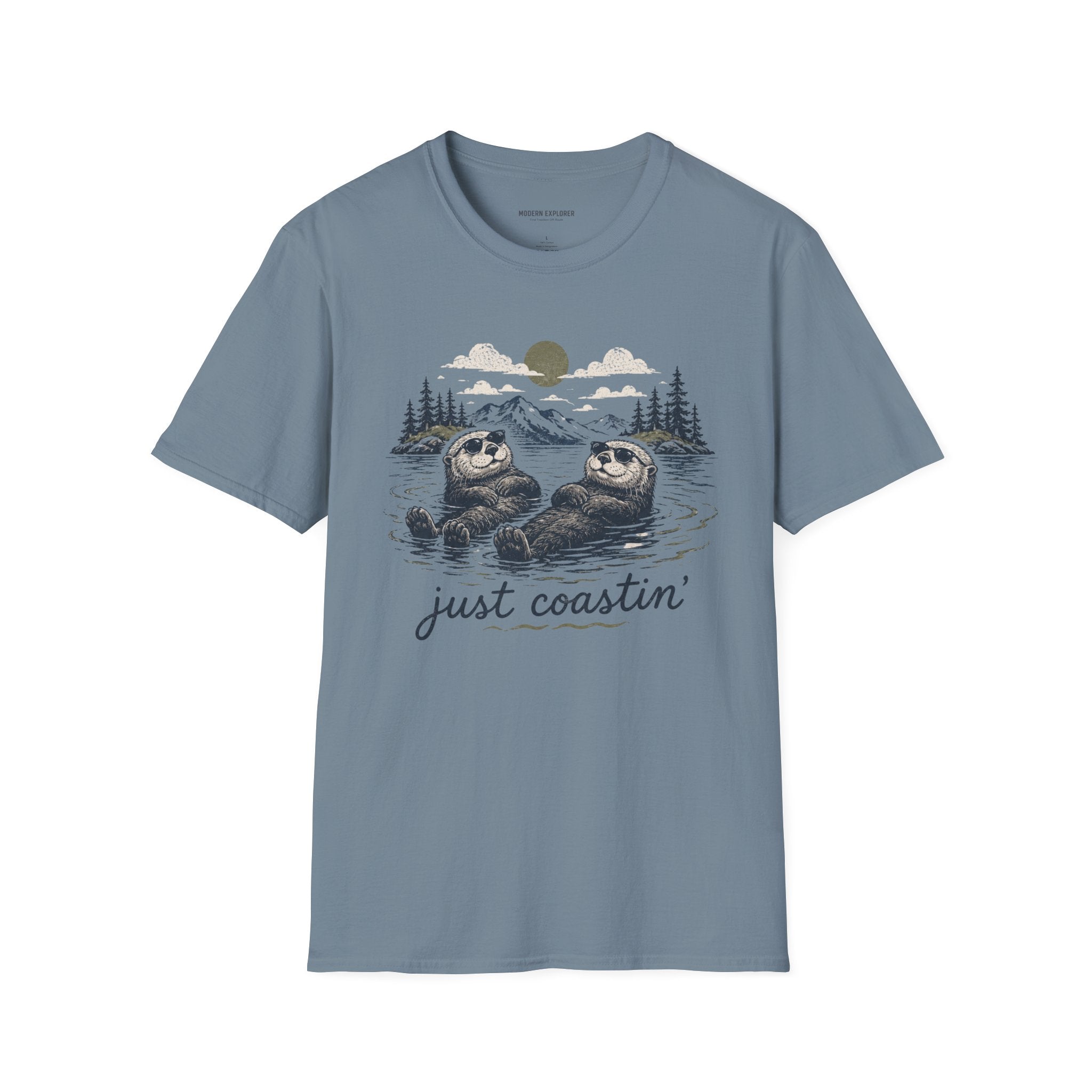 'Just Coastin'' Otter Scenic Tee