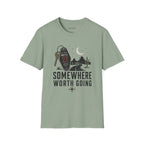 'Somewhere Worth Going' Vintage Motel Roadtrip Tee
