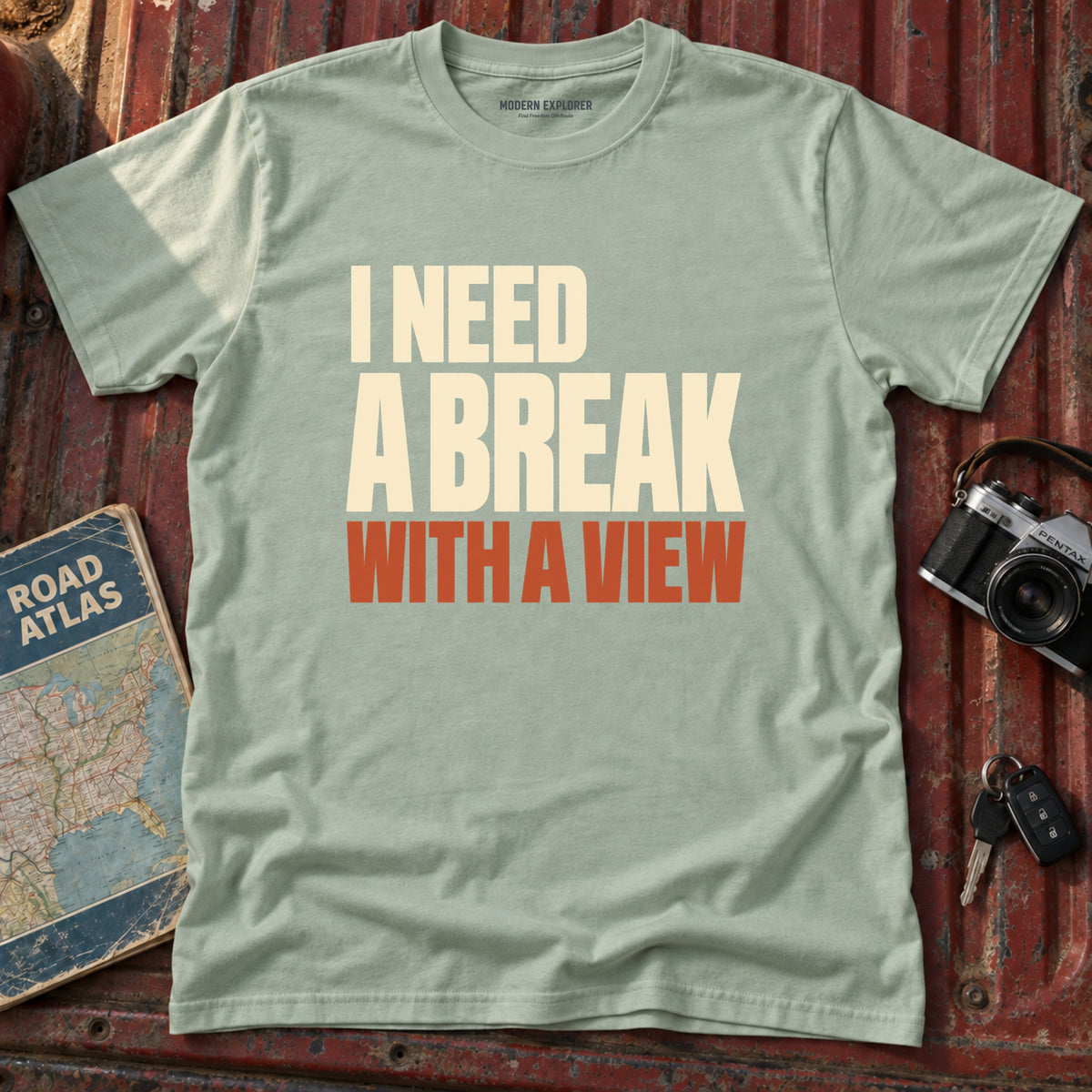 I Need a Break With a View Tee
