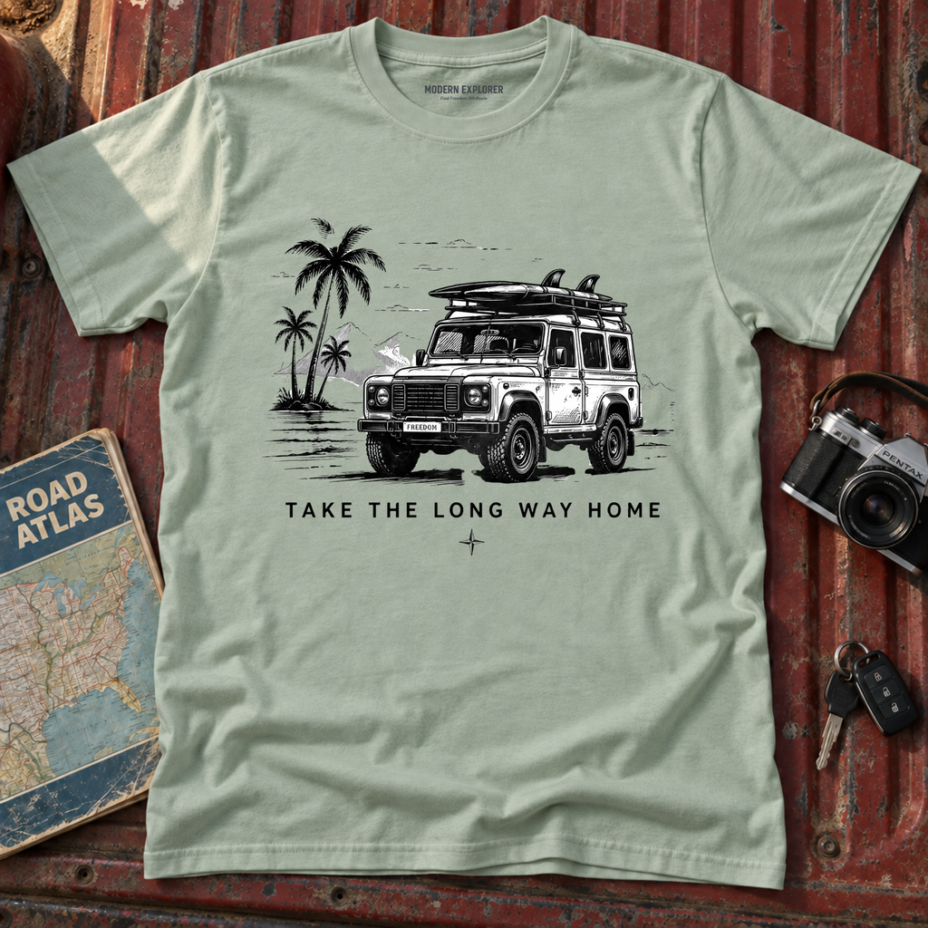 Take the Long Way Home Adventure T‑Shirt
