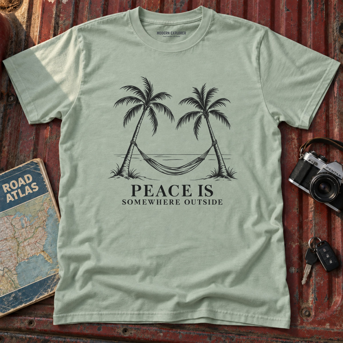 "Peace is Somewhere Outside" Graphic Tee