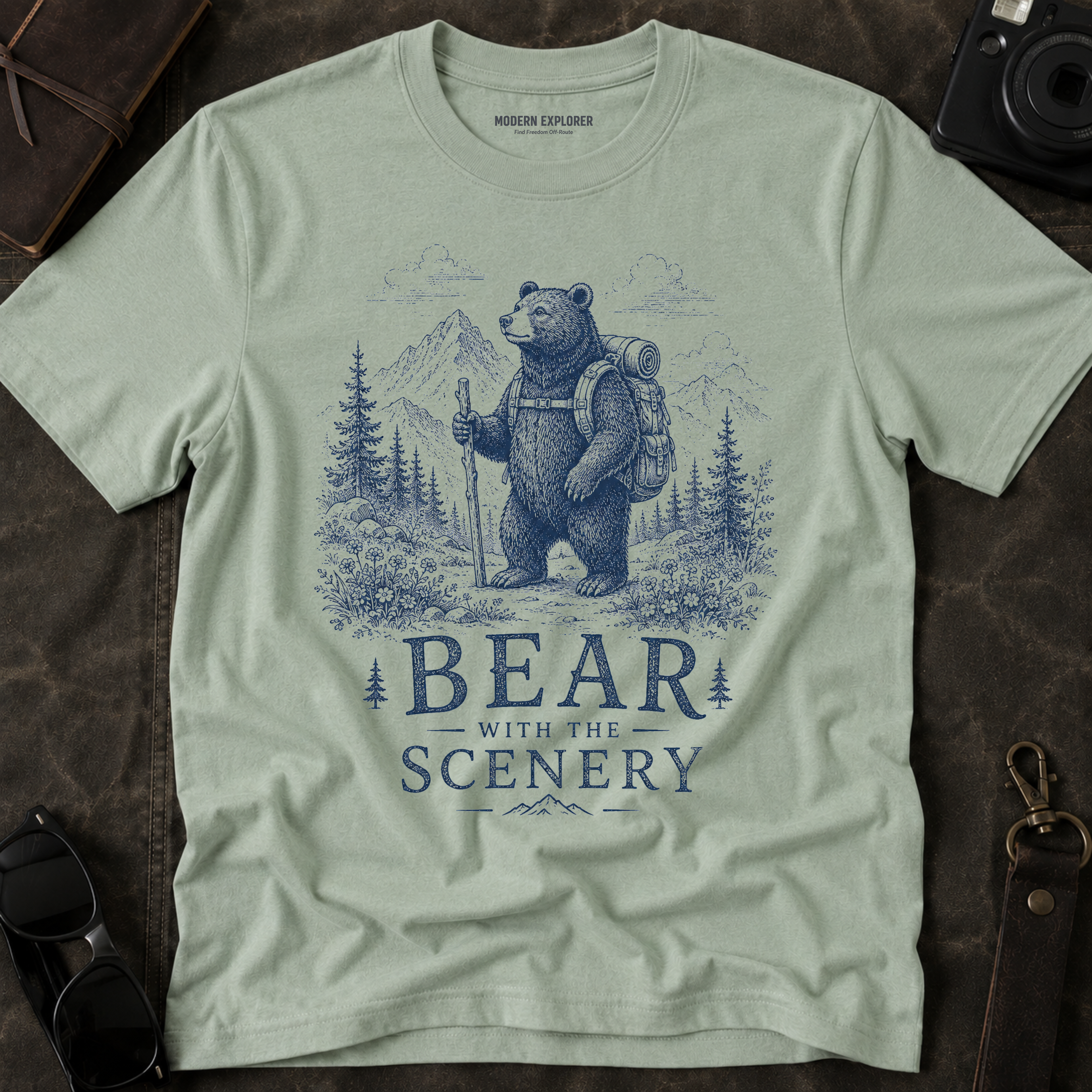 'Bear With The Scenery' Graphic Tee