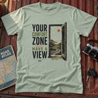 “Your Comfort Zone Doesn’t Have a View” Adventure Tee
