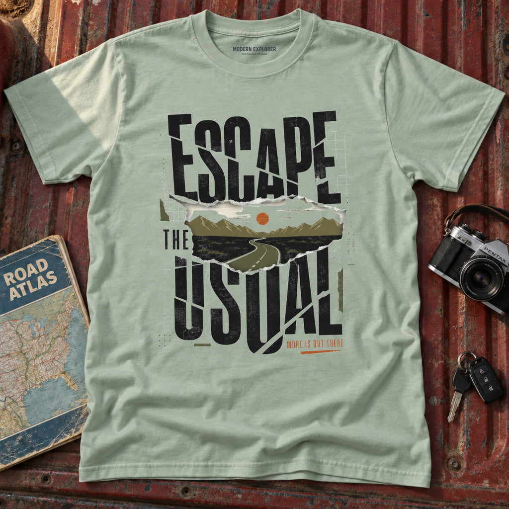 'Escape the Usual' Graphic Tee
