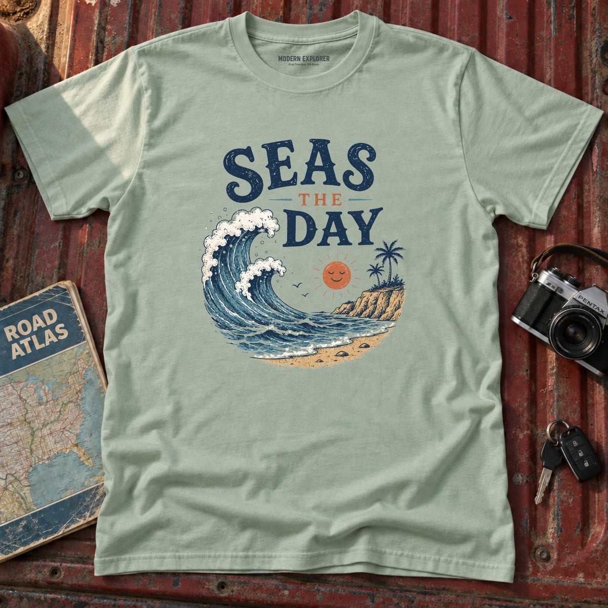 'Seas The Day' Graphic T-Shirt