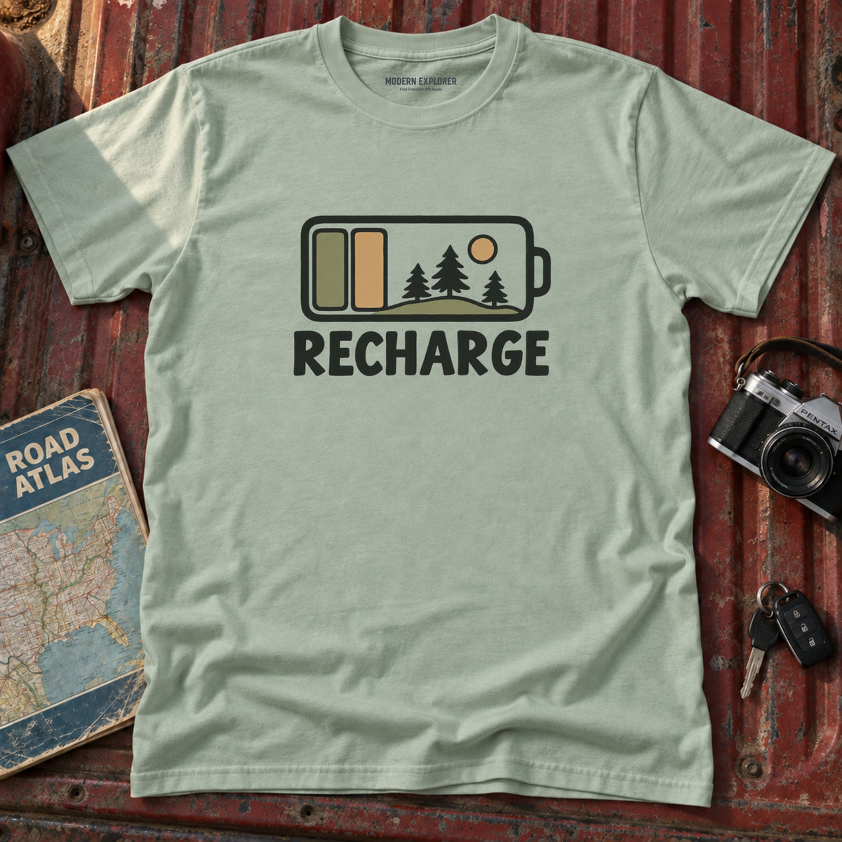 'Recharge' Graphic Tee