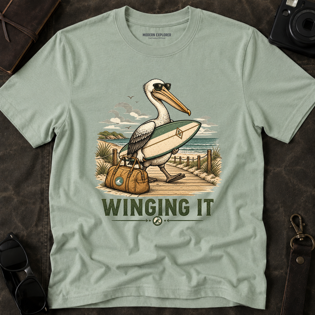 "Winging It" Beach Tee