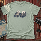 "Just Coastin'" Cute Sea Otter Graphic T‑Shirt